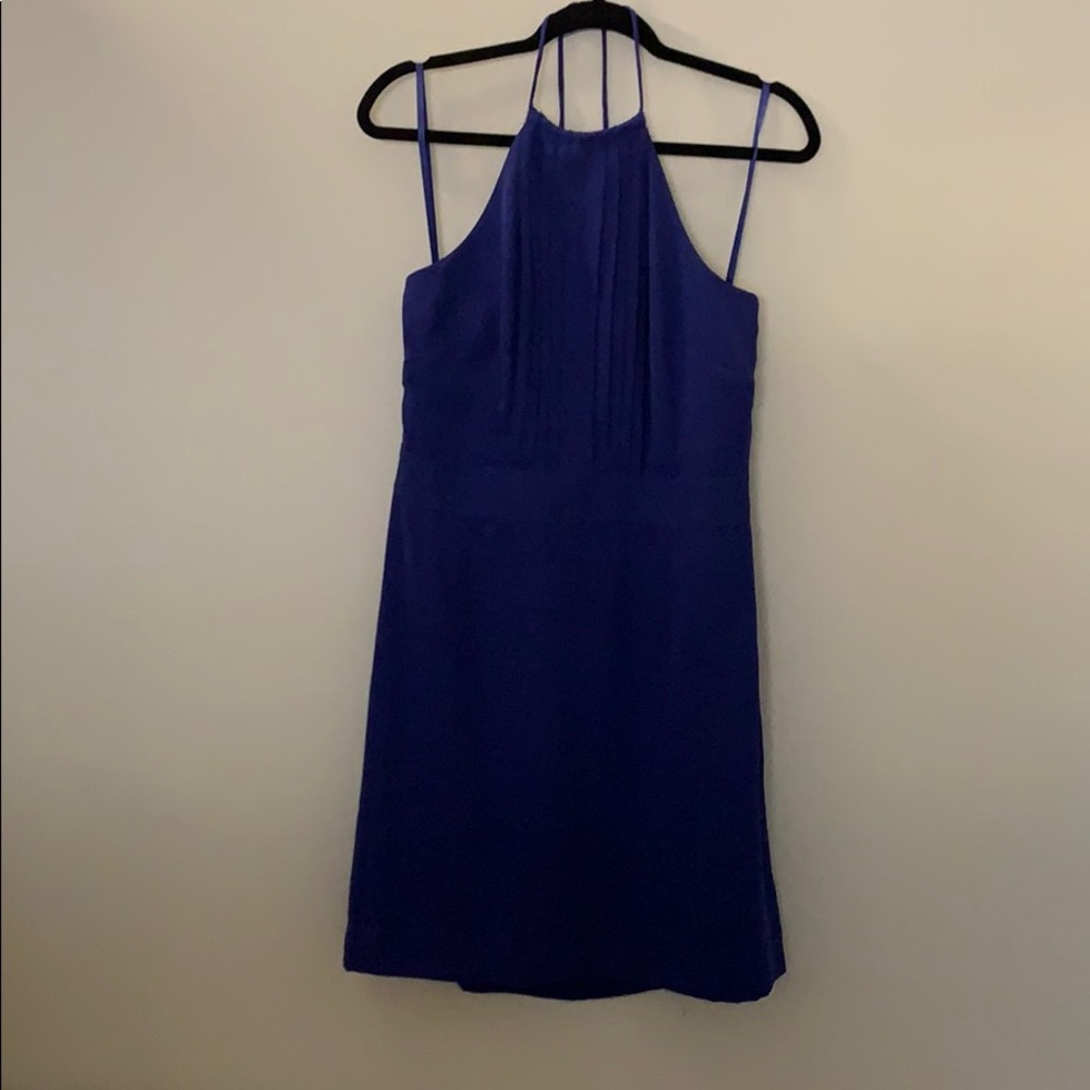 Banana Republic Blue Halter Dress